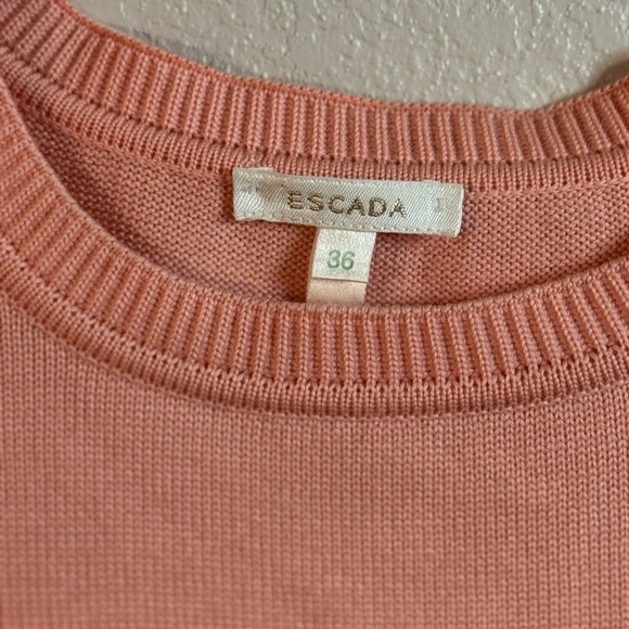 Escada Peach Sleeveless blouse - Picture 3 of 5